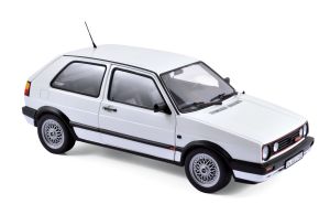 Miniature VW Golf 2 GTI G60 Blanche - Norev 1/18